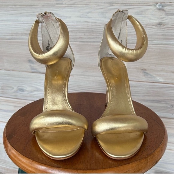 Guess Shoes - Guess Golden Keiri Puff Heeled Sandals